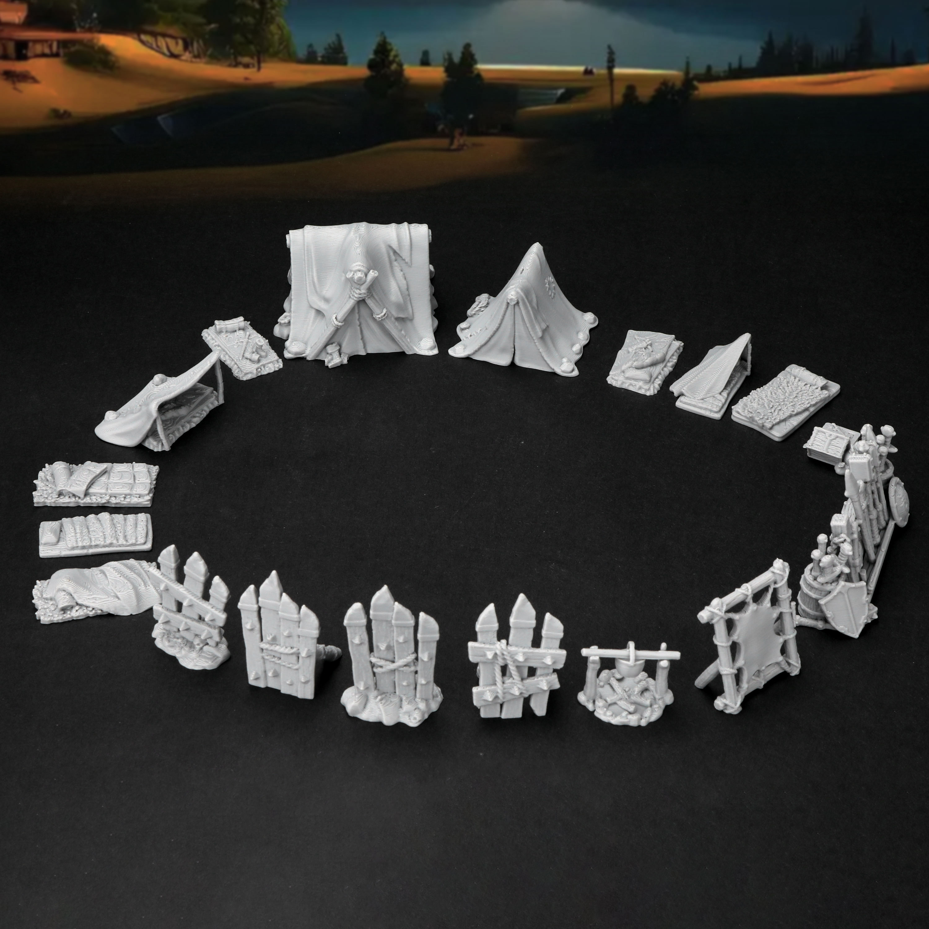 RPG Camp Terrain Set - Adventu - Outdoor Camping Fans avis et prix