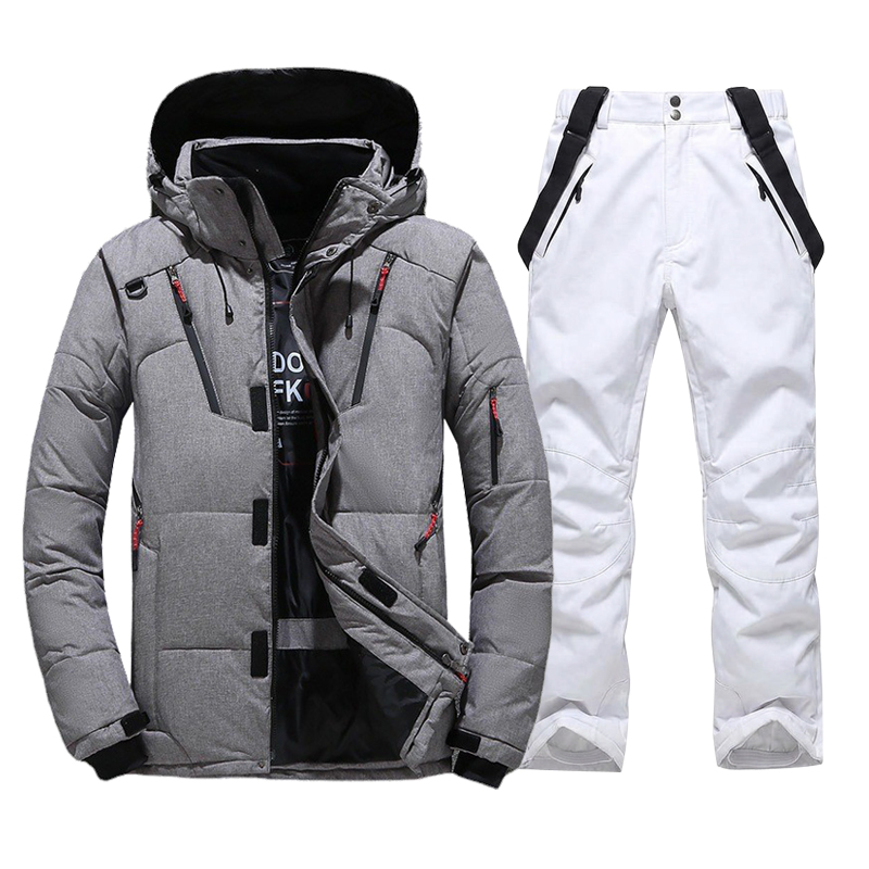 Men Winter Down Ski Suit Jacke - Outdoor Camping Brand avis et prix