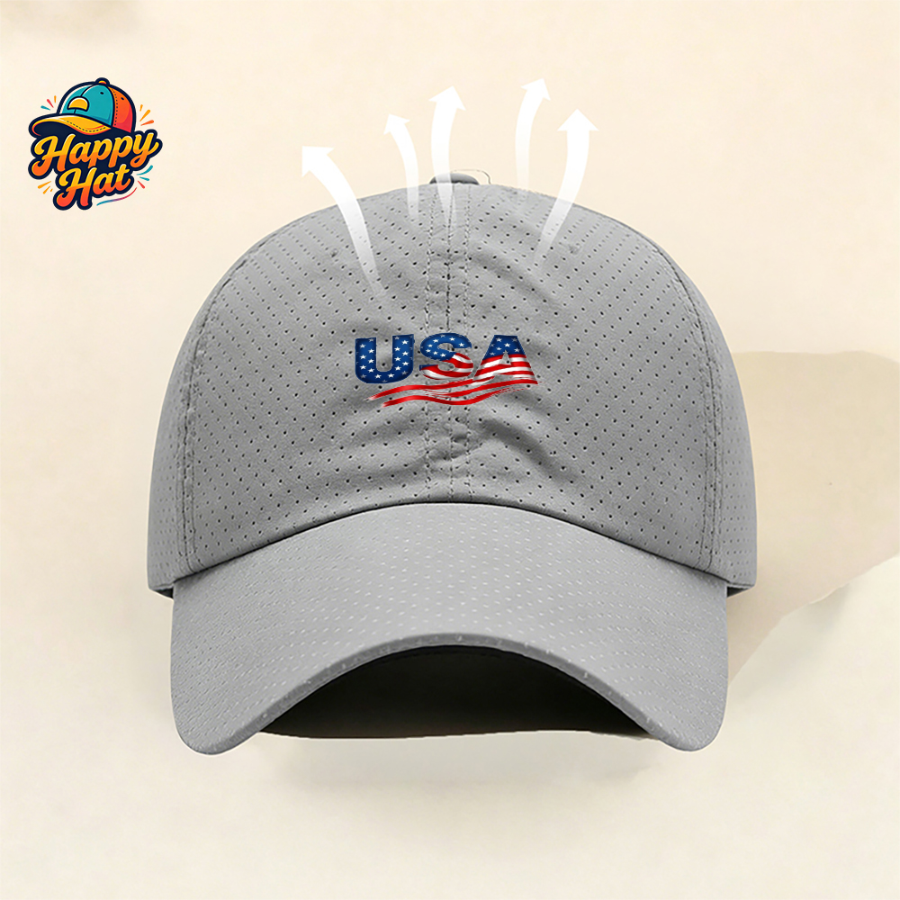 1PC USA Flag Print Perforated  - Outdoor Camping Usa avis et prix