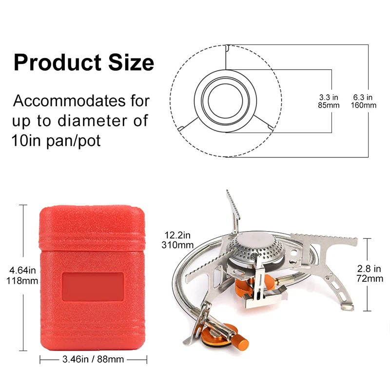 Camping Gas Stove Portable Fol - Outdoor Camping Heater For Tent avis et prix