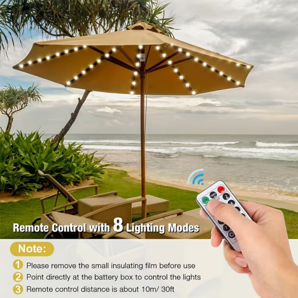1PC Outdoor Umbrella Light Cor - Outdoor Camping Umbrella avis et prix