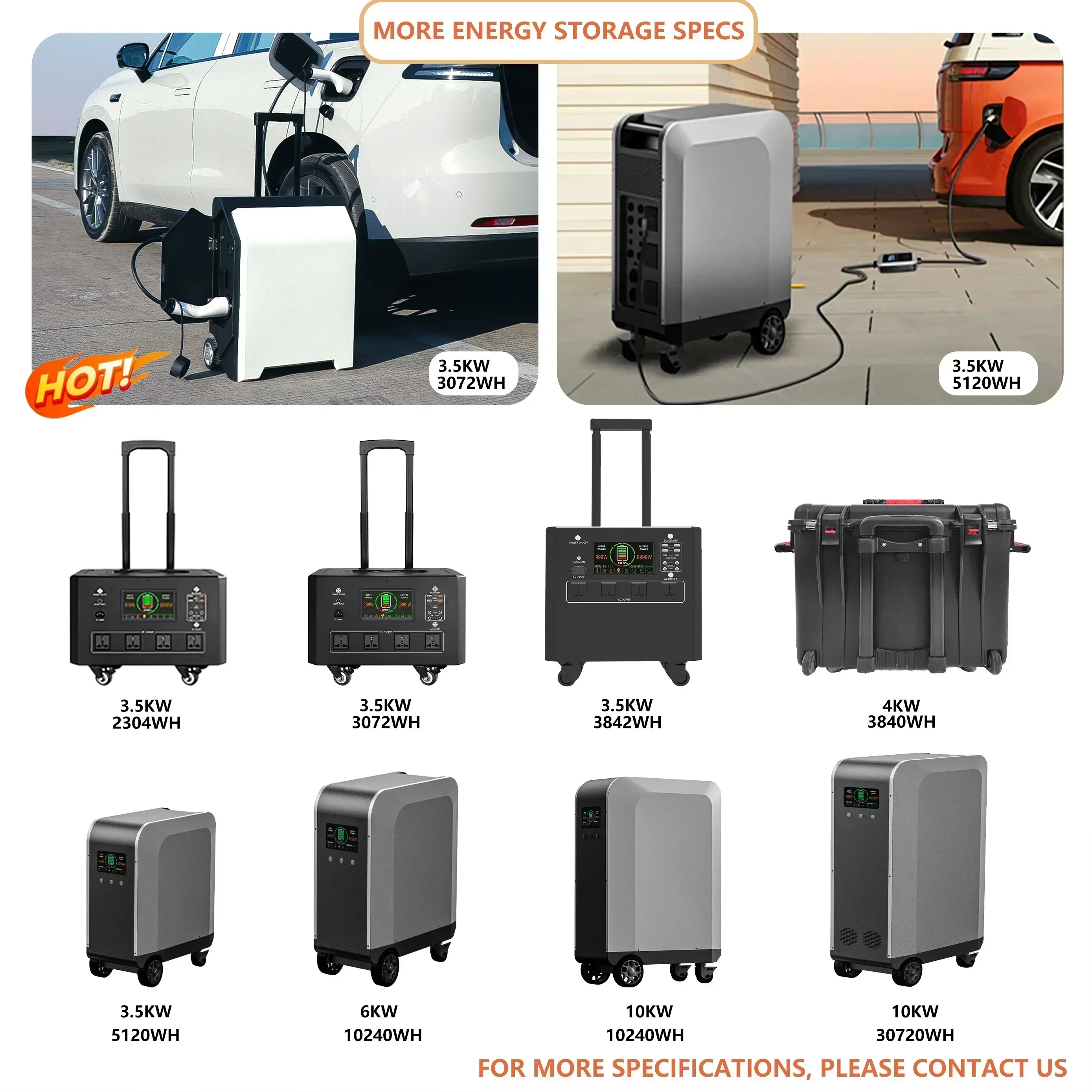 2025New 3.5kW 6kw 10kw Portabl - Portable Power Station avis et prix