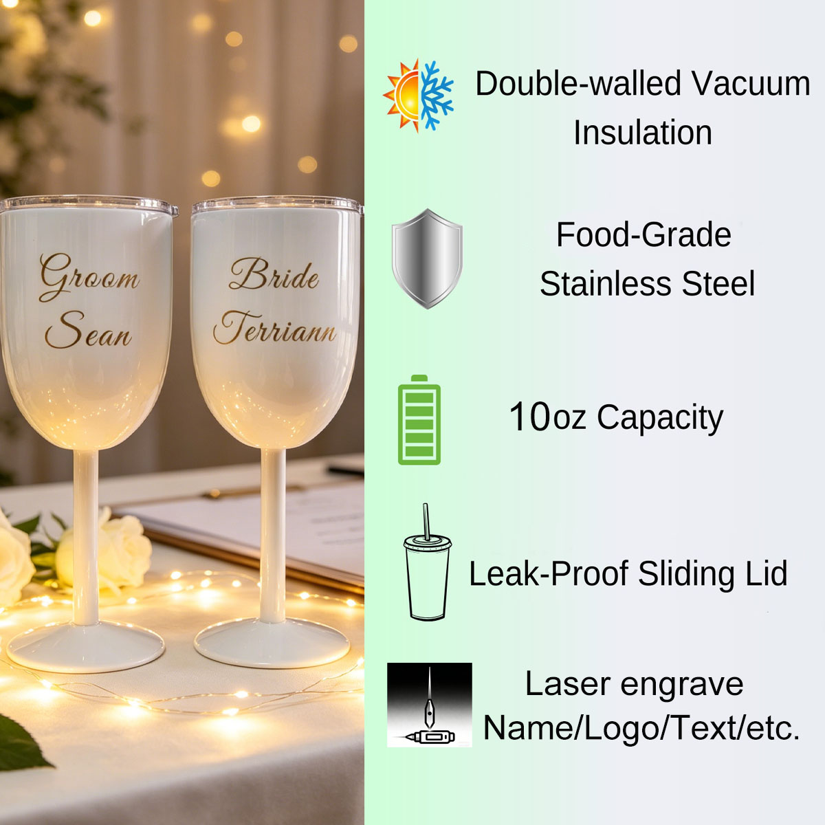 Custom Stainless Steel Wine Gl - Outdoor Camping Items avis et prix