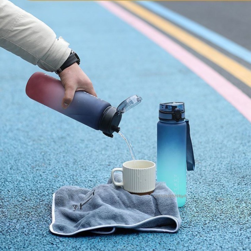Gradient Water Bottle - 1000ml - Outdoor Camping Water Jug avis et prix
