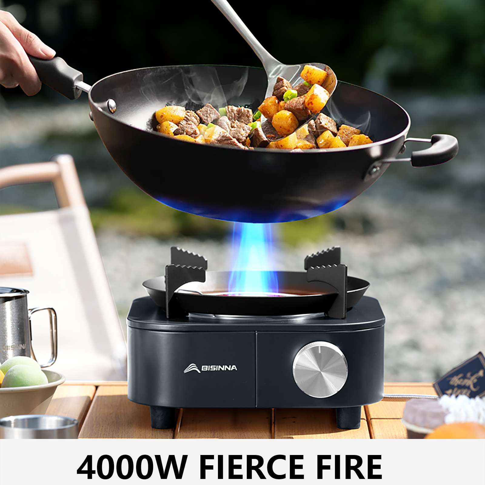 BISINNA 4000W High-power Infra - Outdoor Gas Camping Oven avis et prix