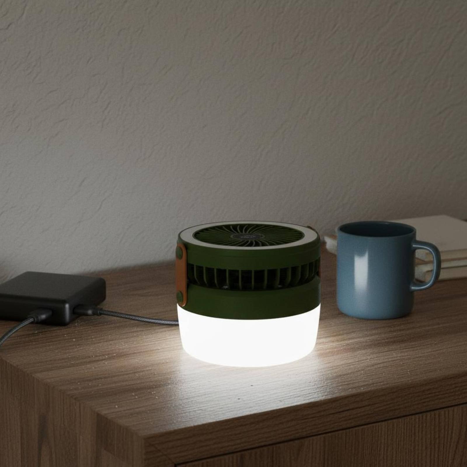 Solar Camping Fan Lantern Fold - Outdoor Camping Fans avis et prix
