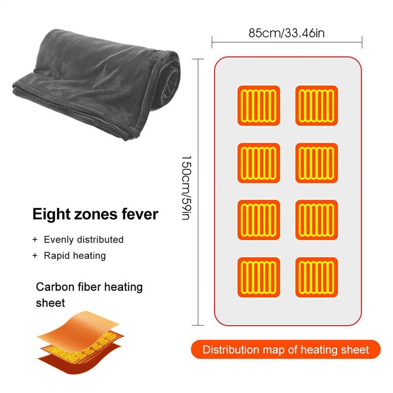 Heated Shawl Wraps Heating Ele - Outdoor Camping Heated Blanket avis et prix