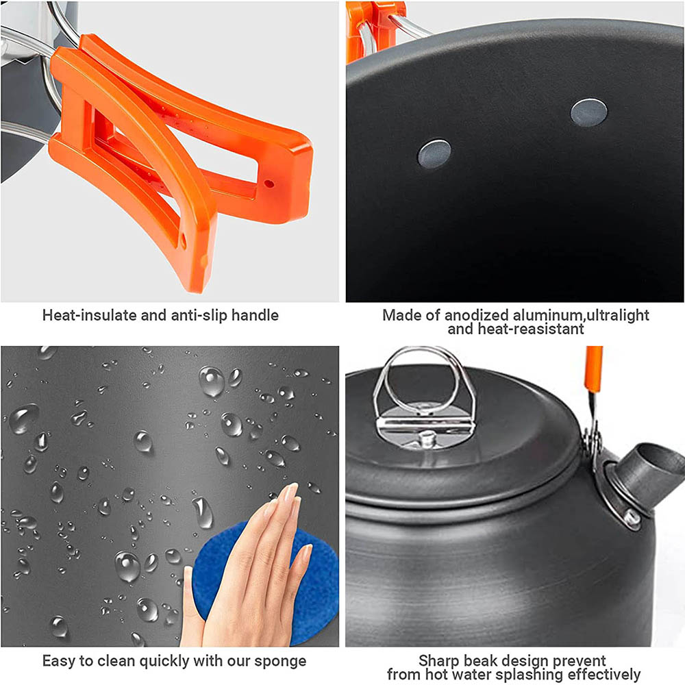 1pcs/1set Camping Cookware Kit - Outdoor Camping Kitchen Table avis et prix