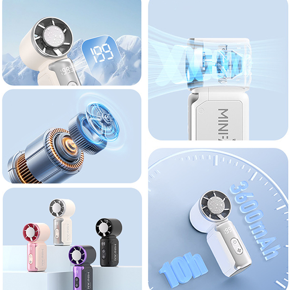 Portable Handheld Mini Fan, 1- - Outdoor Camping Fans avis et prix