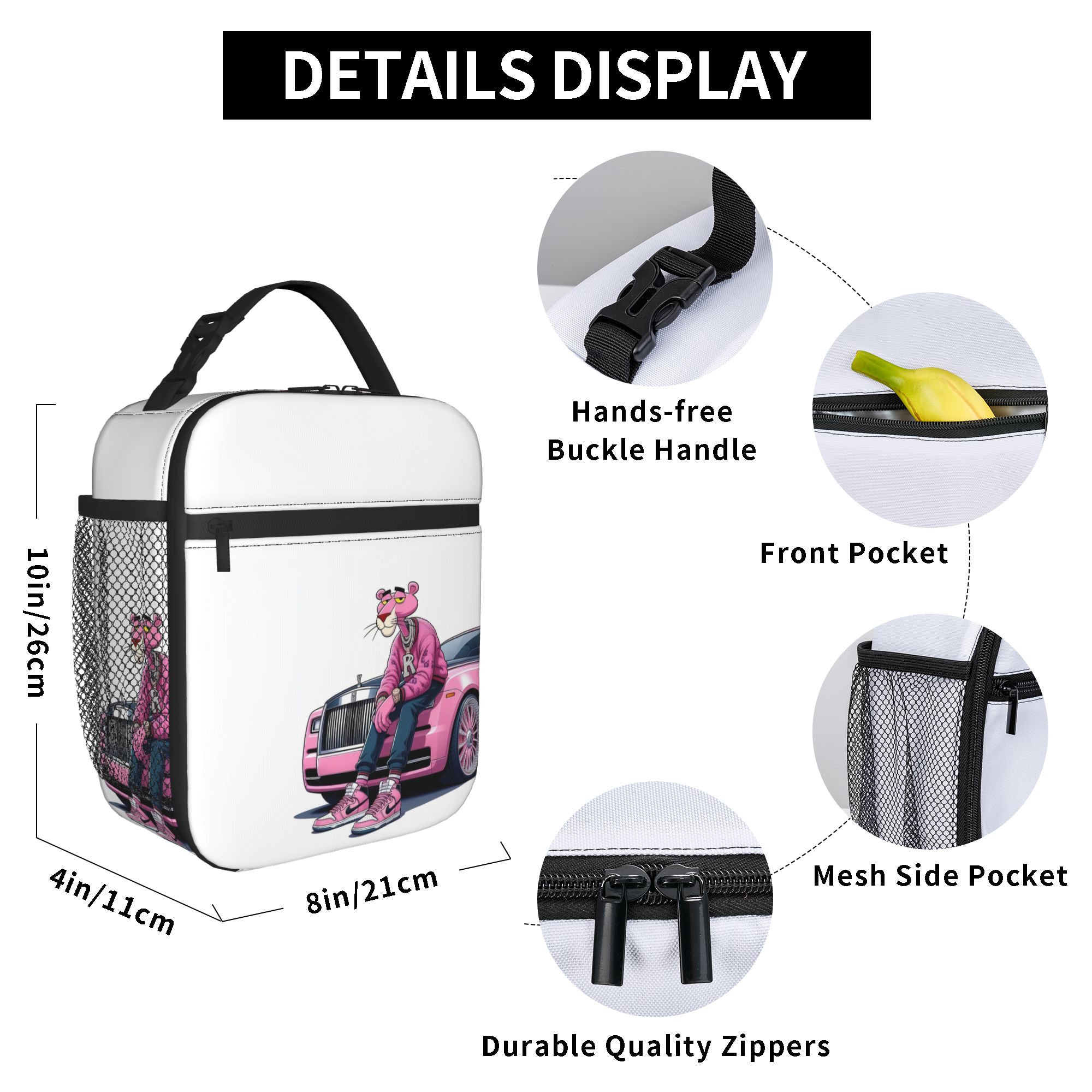 Custom Leopard Insulated Lunch - Outdoor Camping Food avis et prix