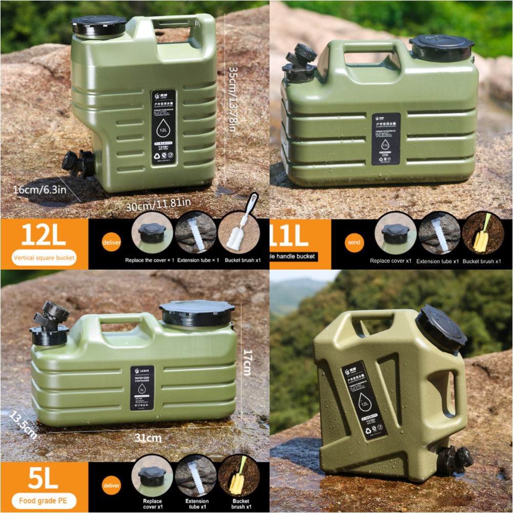 5/11/12L Camping Water Contain - Outdoor Camping Water Jug avis et prix
