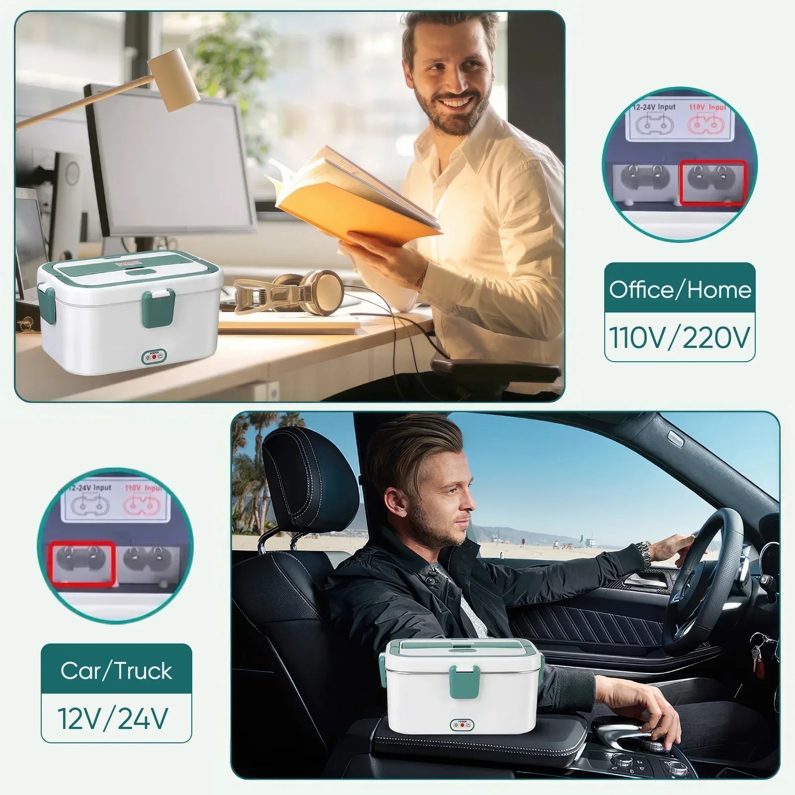 Electric Lunch Box Food Warmer - Outdoor Camping Food avis et prix