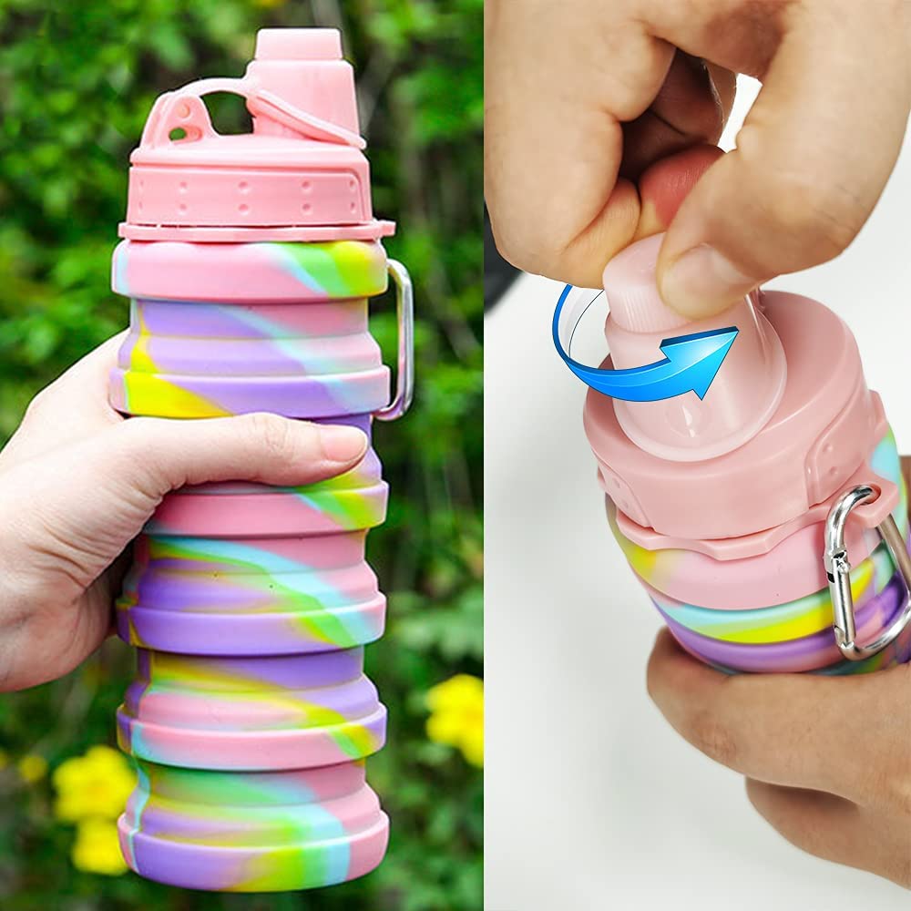 Leeseph Silicone Collapsible W - Collapsible Water Bottle avis et prix