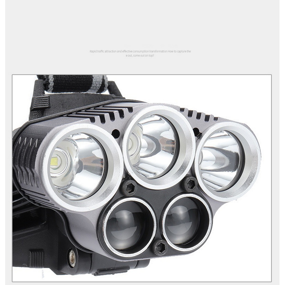 250000LM 5X T6 LED Headlamp US - Outdoor Camping Usa avis et prix
