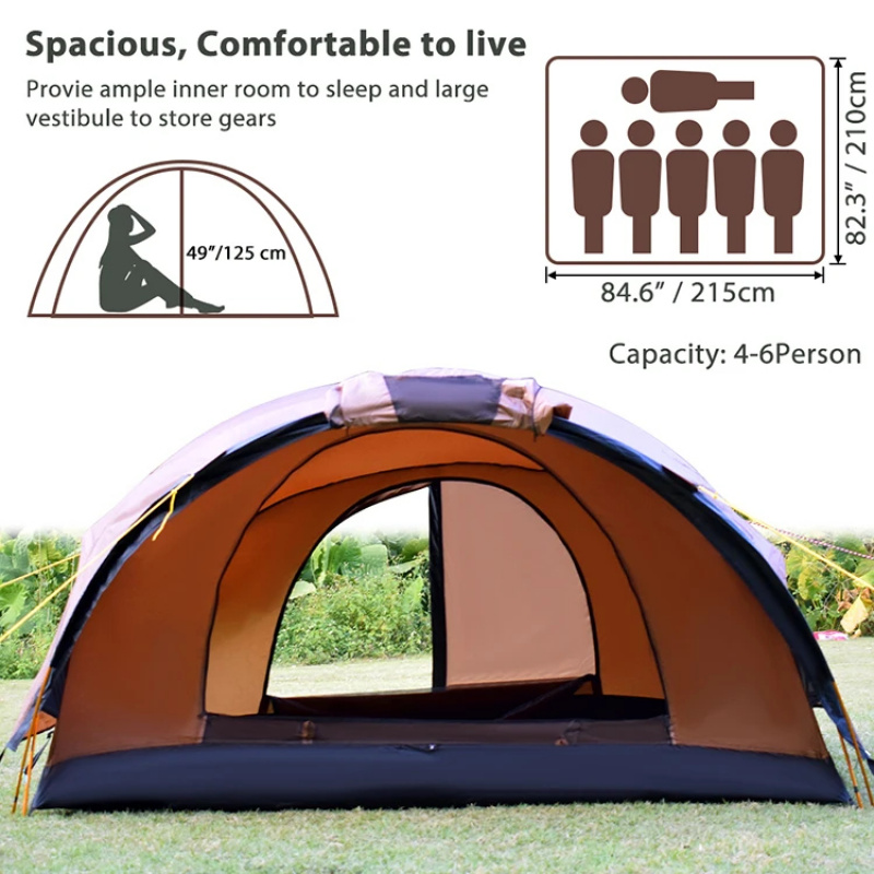 High Quality Luxury 4 Person 2 - Outdoor Camping Tent Waterproof avis et prix