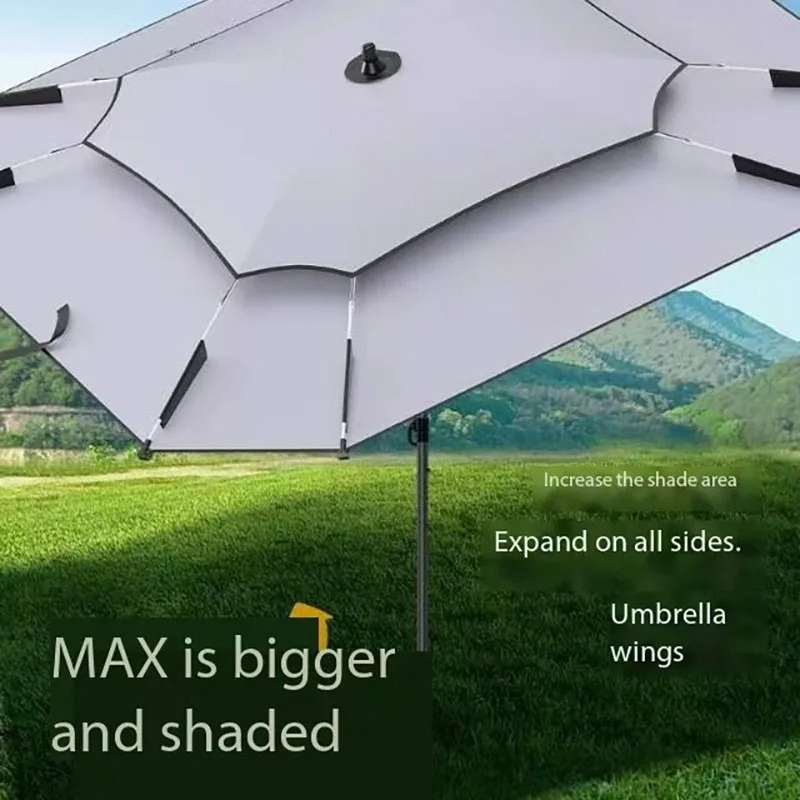Portable Square Fishing Umbrel - Outdoor Camping Umbrella avis et prix