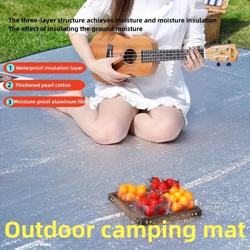 Camping Mat Foam Foil Blanket  - Outdoor Camping Heated Blanket avis et prix