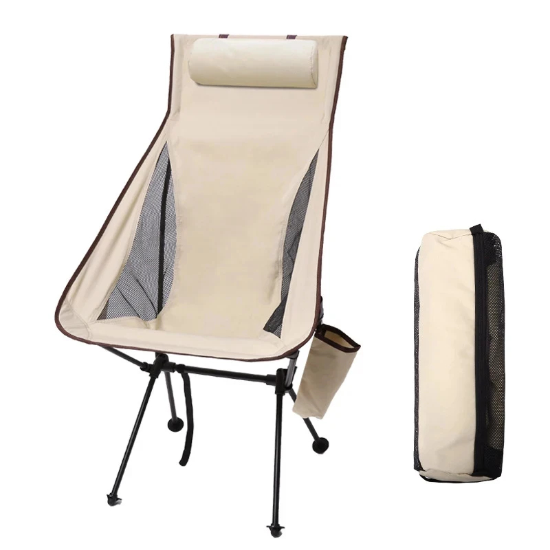 3 Colors Foldable High Back Ca - Outdoor Camping Recliner Chairs avis et prix