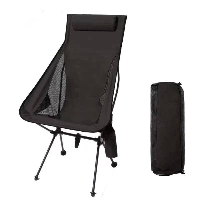 3 Colors Foldable High Back Ca - Outdoor Camping Recliner Chairs avis et prix
