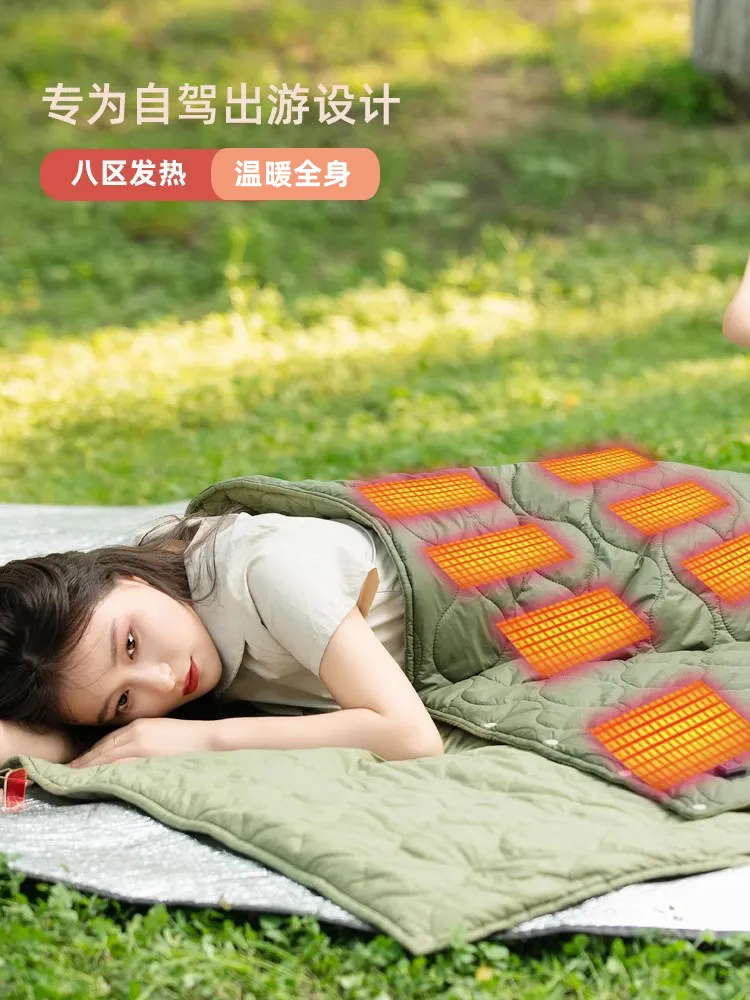 Camping outdoor usb electric b - Outdoor Camping Heated Blanket avis et prix