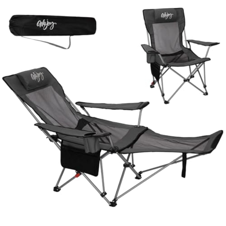 Outdoor 2-in-1 reclining campi - Outdoor Camping Recliner Chairs avis et prix