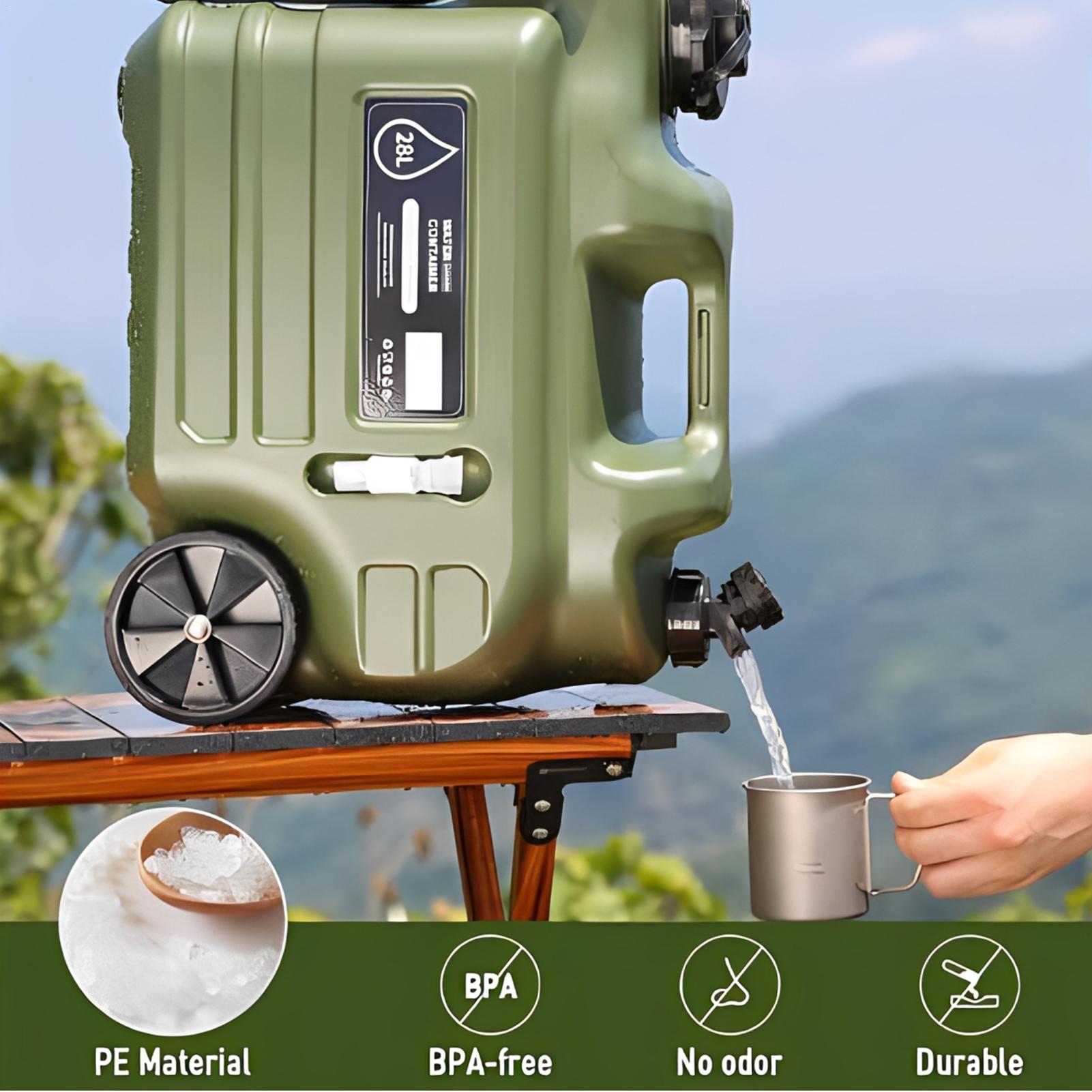 Camping Water Jug 28L Leak-pro - Outdoor Camping Water Jug avis et prix