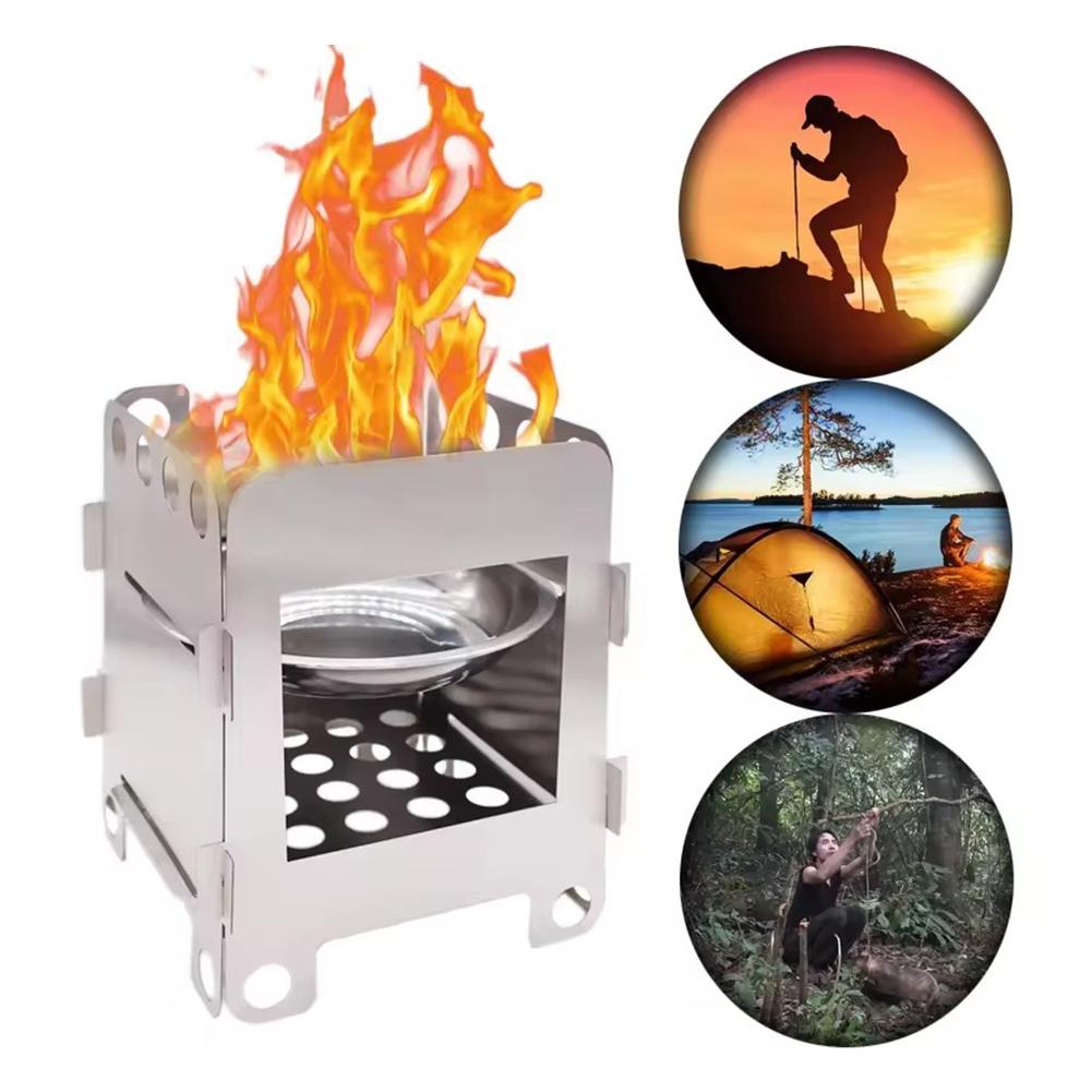 Folding Camping Wood Stove Por - Outdoor Gas Camping Oven avis et prix