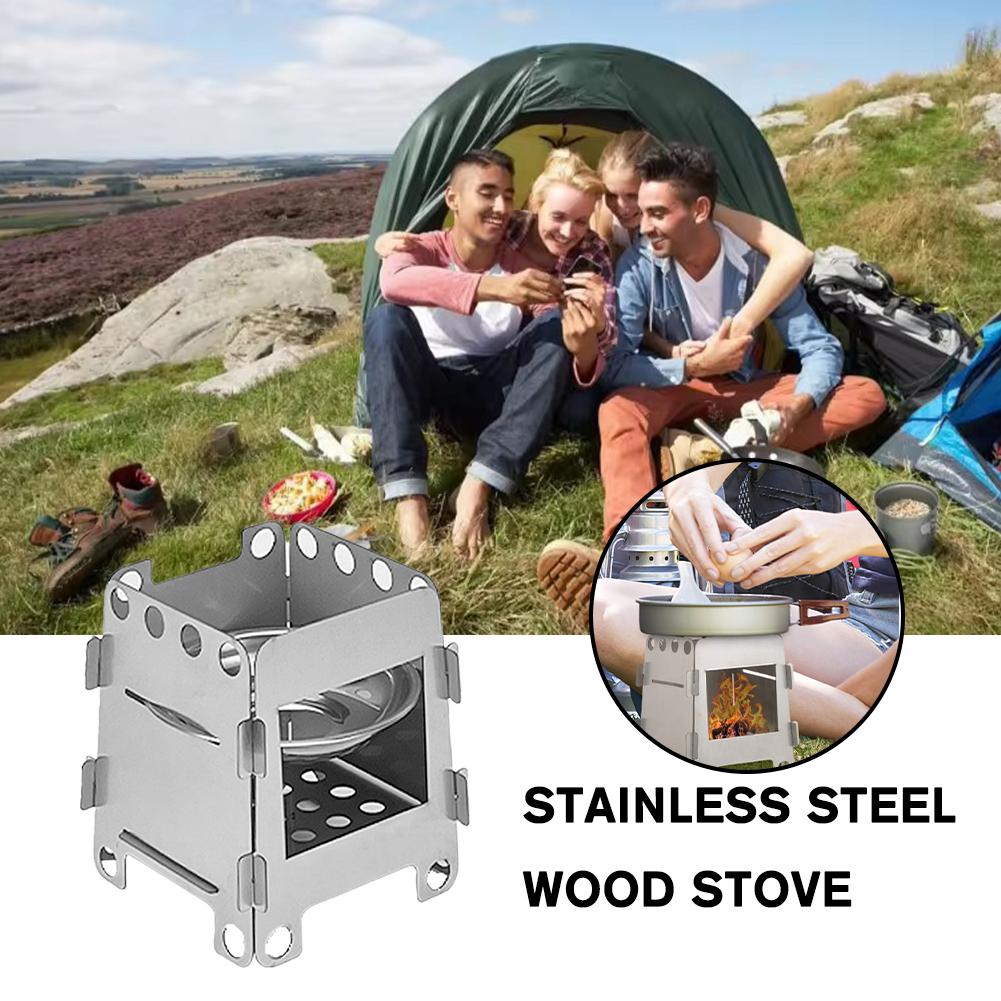 Folding Camping Wood Stove Por - Outdoor Gas Camping Oven avis et prix