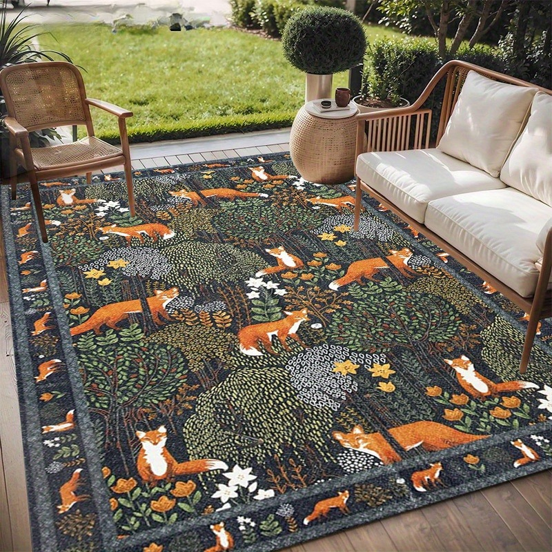 Large Bohemian Floral Area Mat - Outdoor Camping Mats Large avis et prix