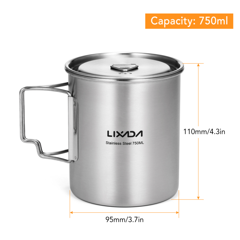 Lixada 750ml Cup Outdoor Stain - Outdoor Camping Kitchen Table avis et prix