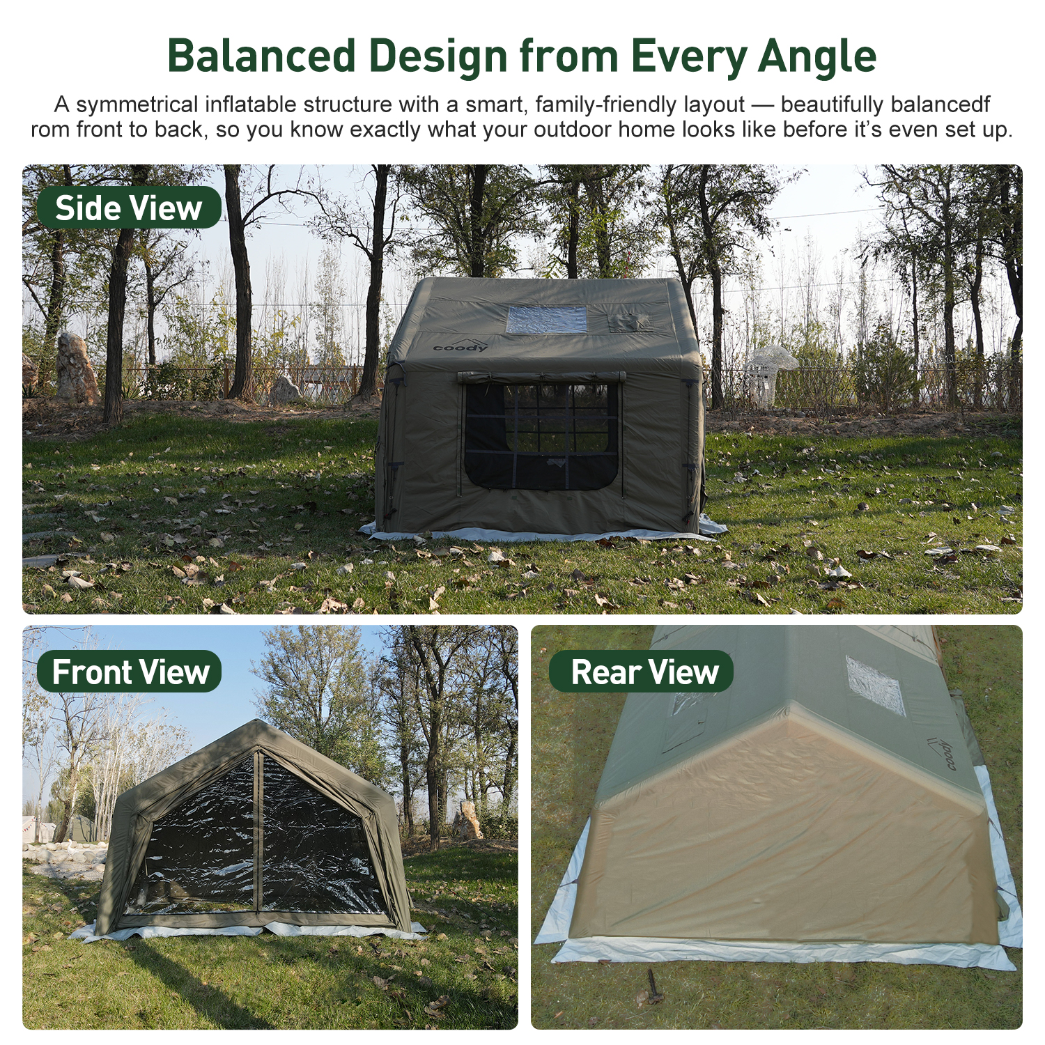 9.0 Air Tent-Army Green High Q - Camping Zelt Outdoor avis et prix