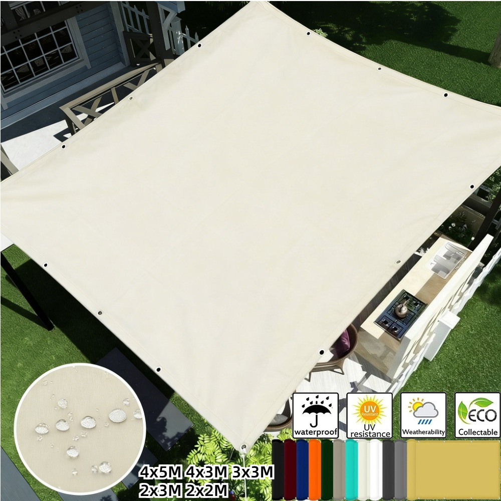 Waterproof Shade Sail with Gro - Outdoor Camping Tent Waterproof avis et prix