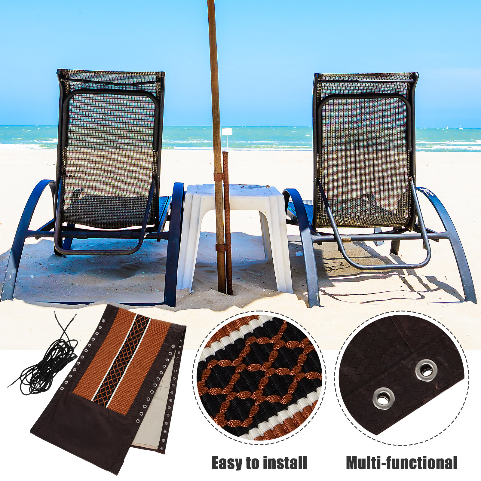 1Set Portable Chair Replacemen - Outdoor Camping Recliner Chairs avis et prix