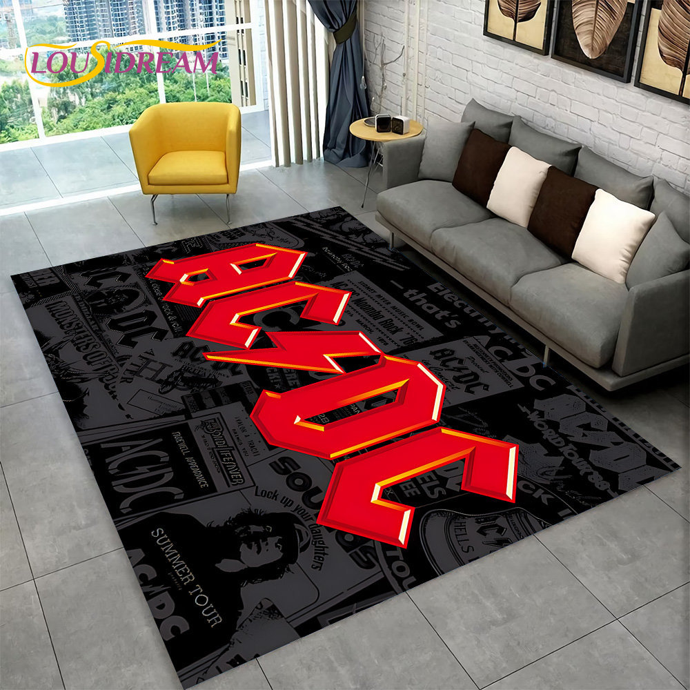 AC/DC Rock Band Area Rug Large - Outdoor Camping Mats Large avis et prix