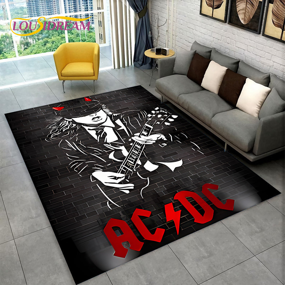 AC/DC Rock Band Area Rug Large - Outdoor Camping Mats Large avis et prix