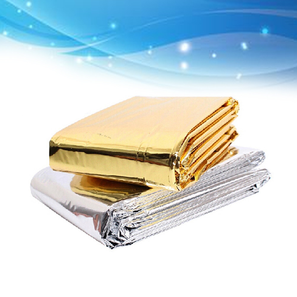 Emergency Blanket Silver Golde - Outdoor Camping Heated Blanket avis et prix