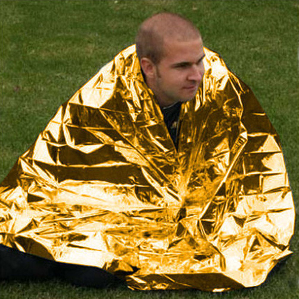 Emergency Blanket Silver Golde - Outdoor Camping Heated Blanket avis et prix
