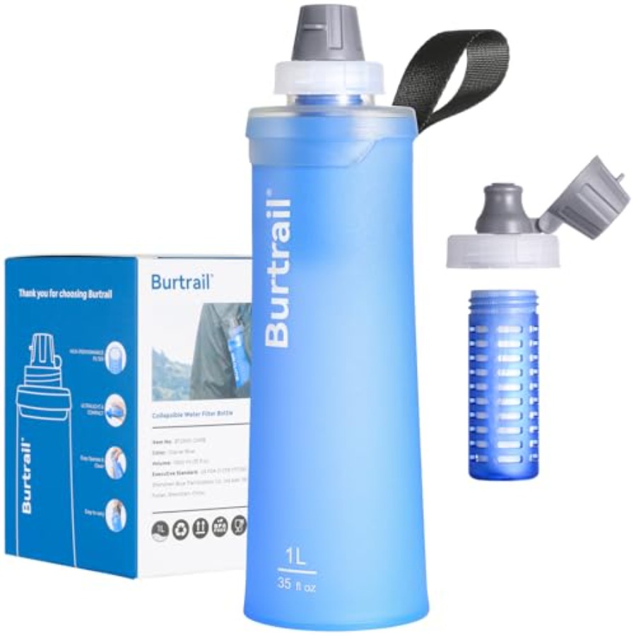 Outdoor Water Filter Bottle BP - Collapsible Water Bottle avis et prix