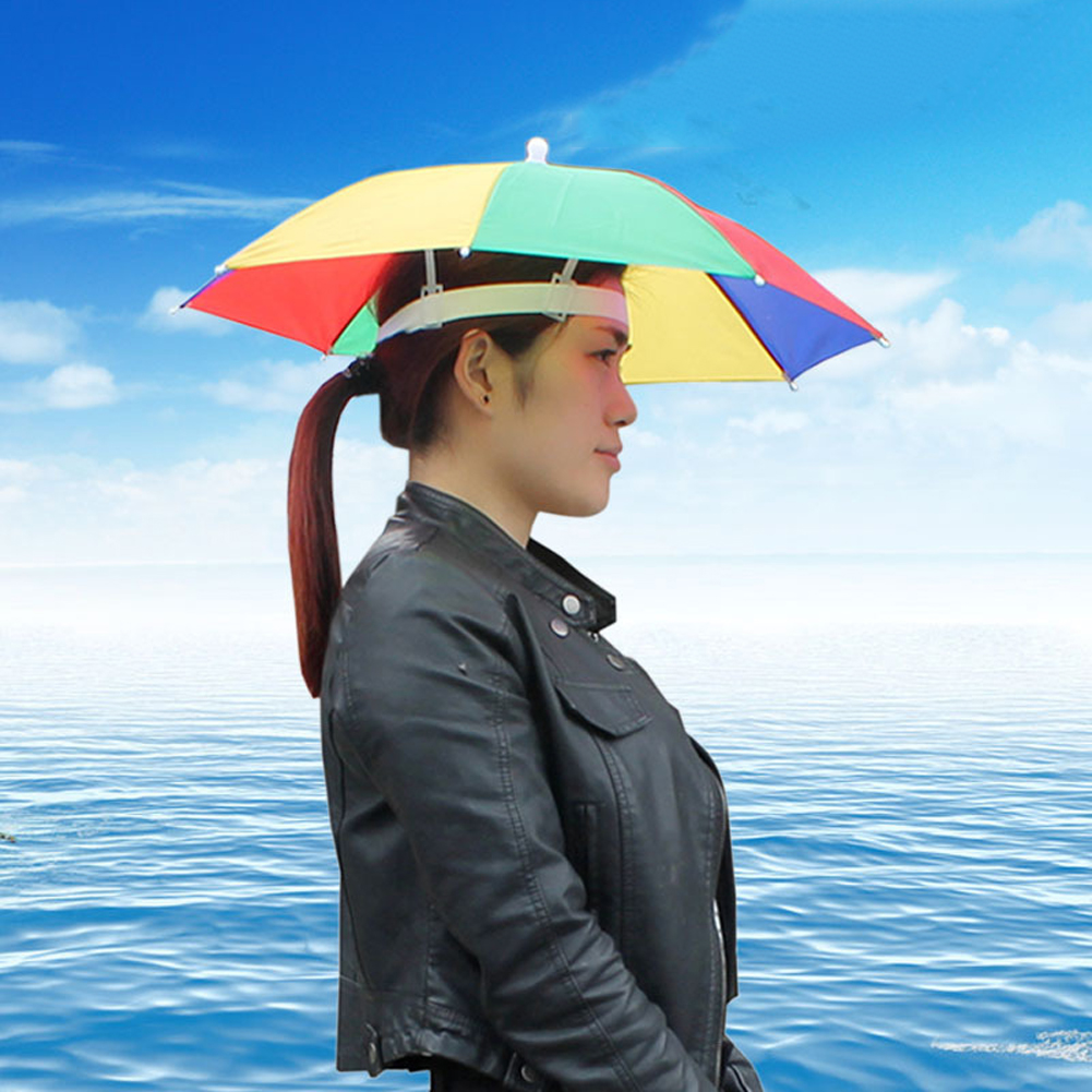 Portable Rain Umbrella Hat Arm - Outdoor Camping Umbrella avis et prix