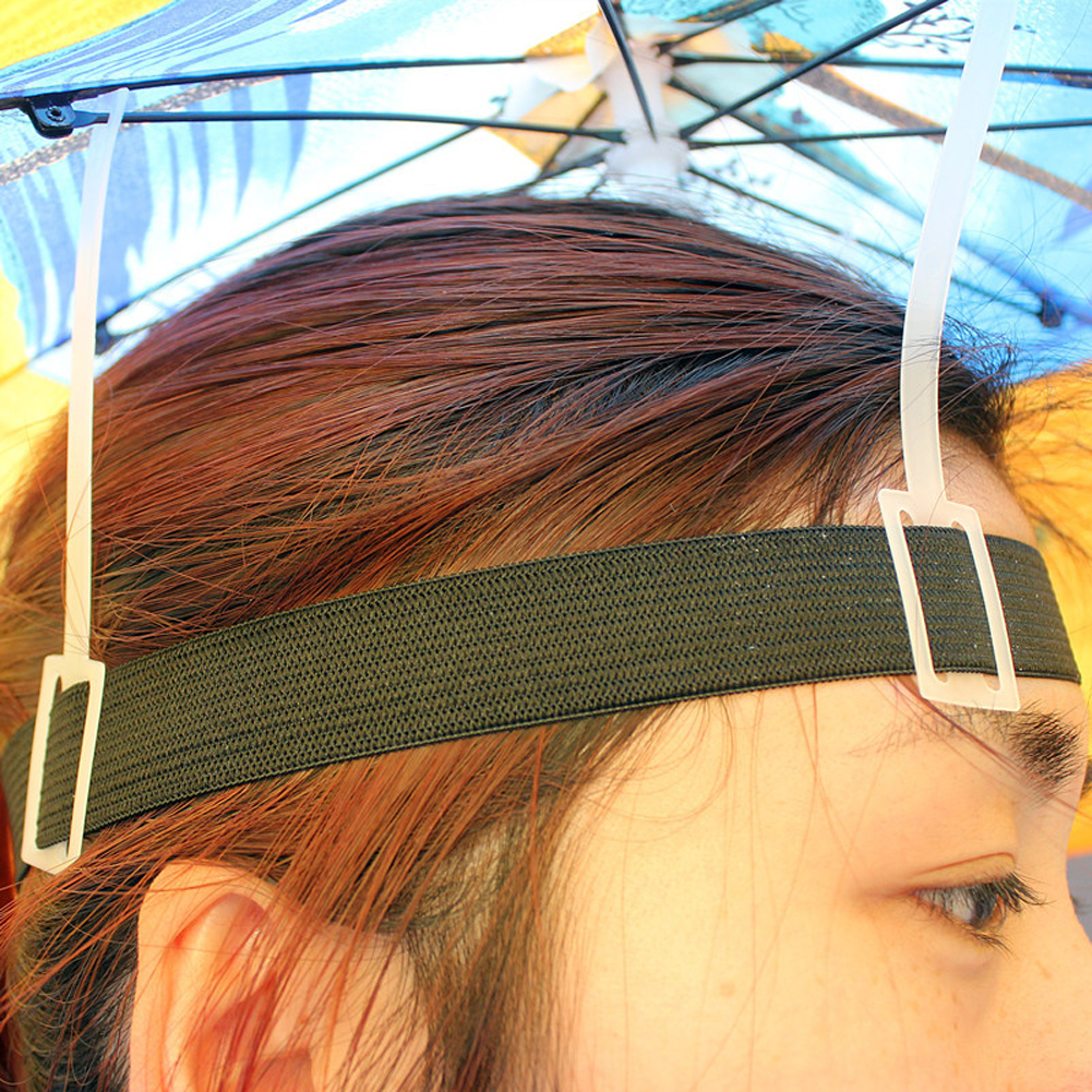 Portable Rain Umbrella Hat Arm - Outdoor Camping Umbrella avis et prix