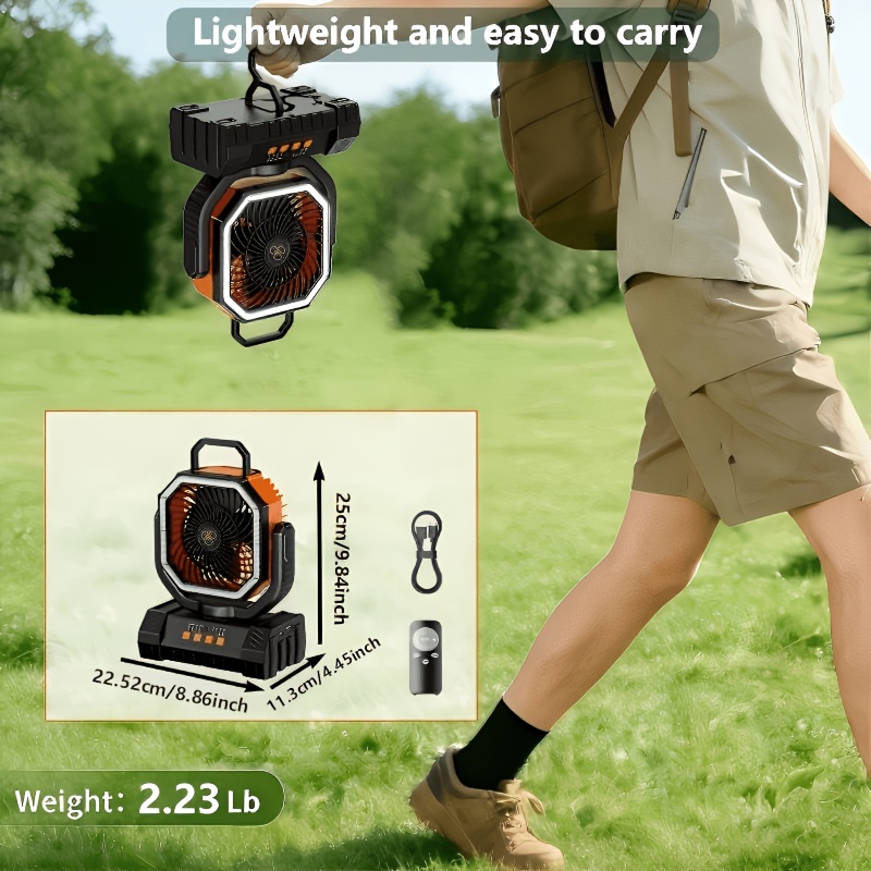 us20000mAh Battery Powered Cam - Outdoor Camping Fans avis et prix