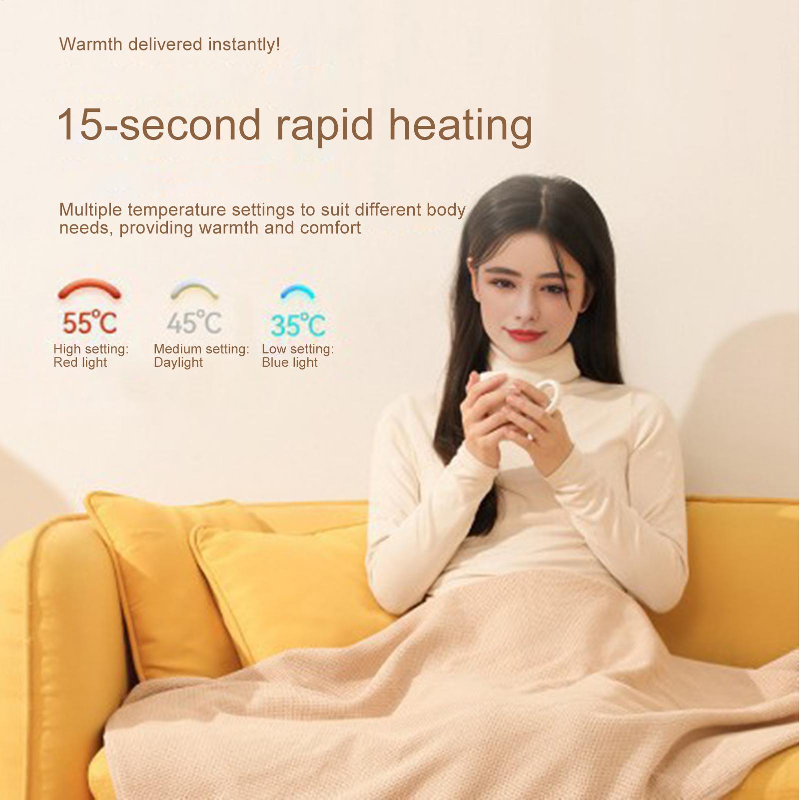 USB Heated Blanket Auto Shut O - Outdoor Camping Heated Blanket avis et prix