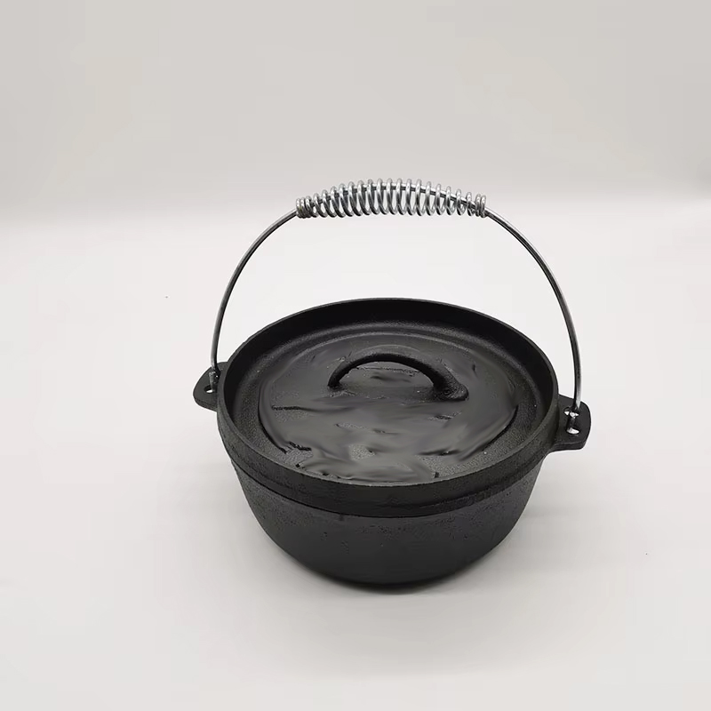 2QT Cast Iron Camp Dutch Oven  - Outdoor Gas Camping Oven avis et prix