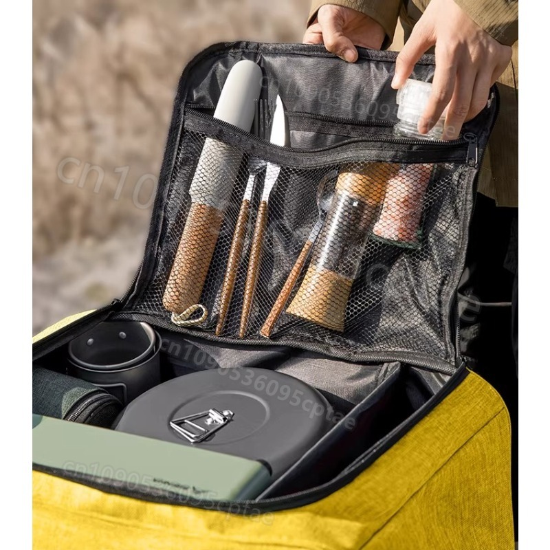 Portable Camping Cookware Set  - Outdoor Camping Kitchen Table avis et prix