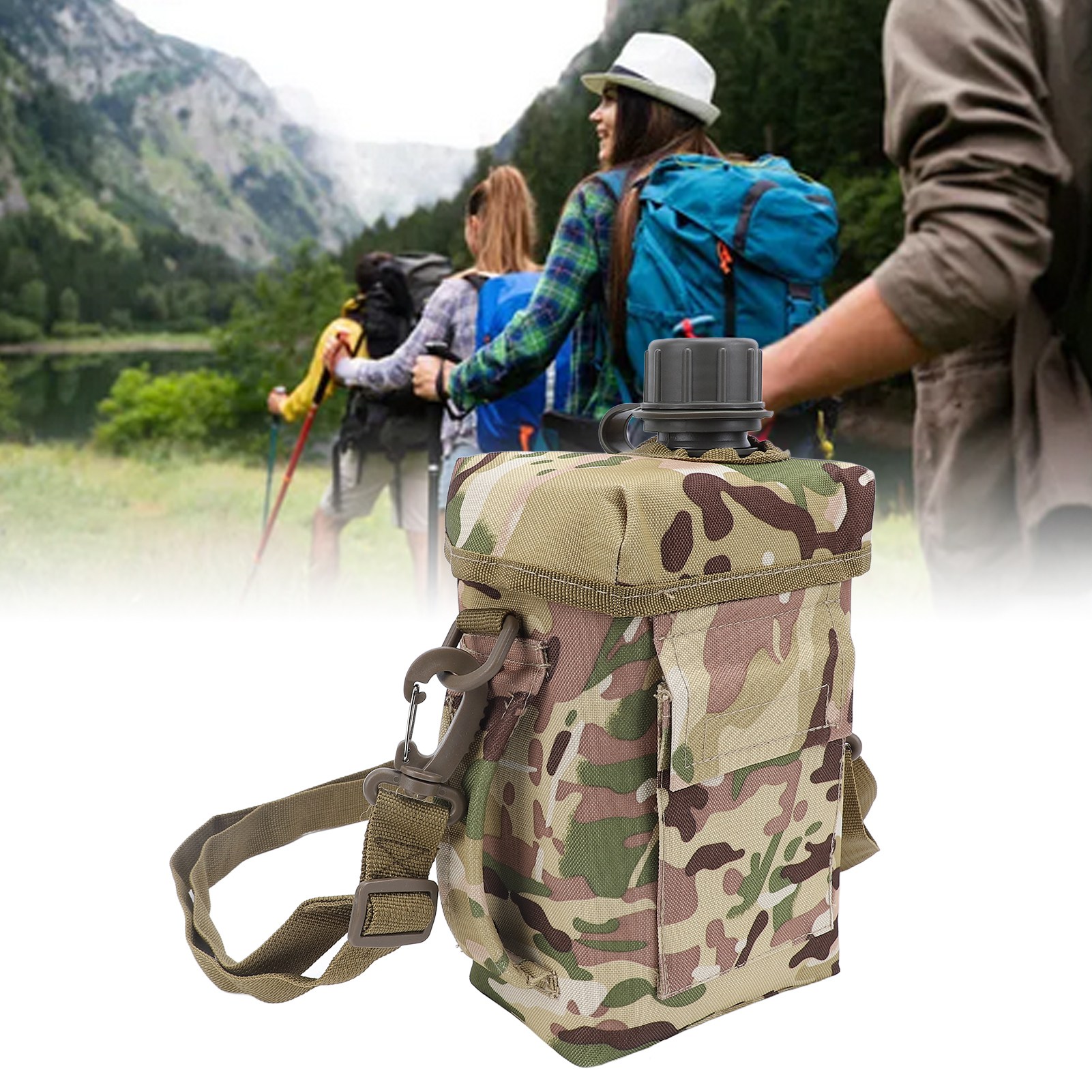 2L Water Bottle with Waist Car - Outdoor Camping Water Jug avis et prix