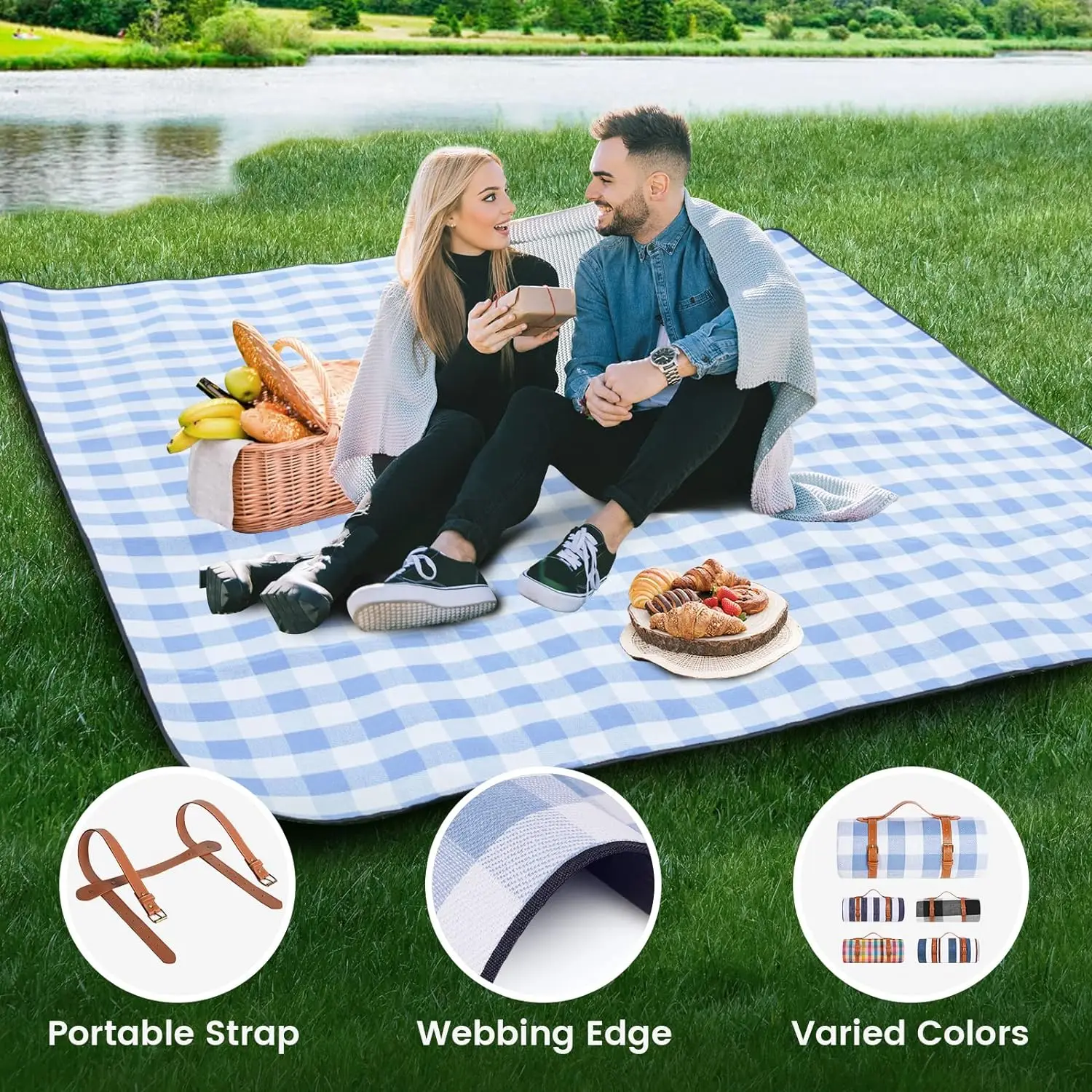 ZHUOHUA Picnic Blanket Extra L - Outdoor Camping Mats Large avis et prix