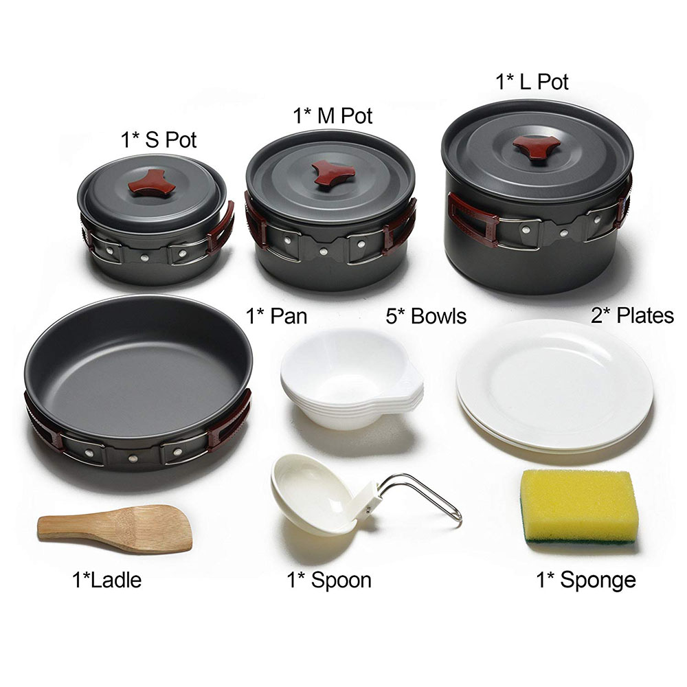 Outdoor Camping Cookware Kit N - Outdoor Camping Kitchen Table avis et prix