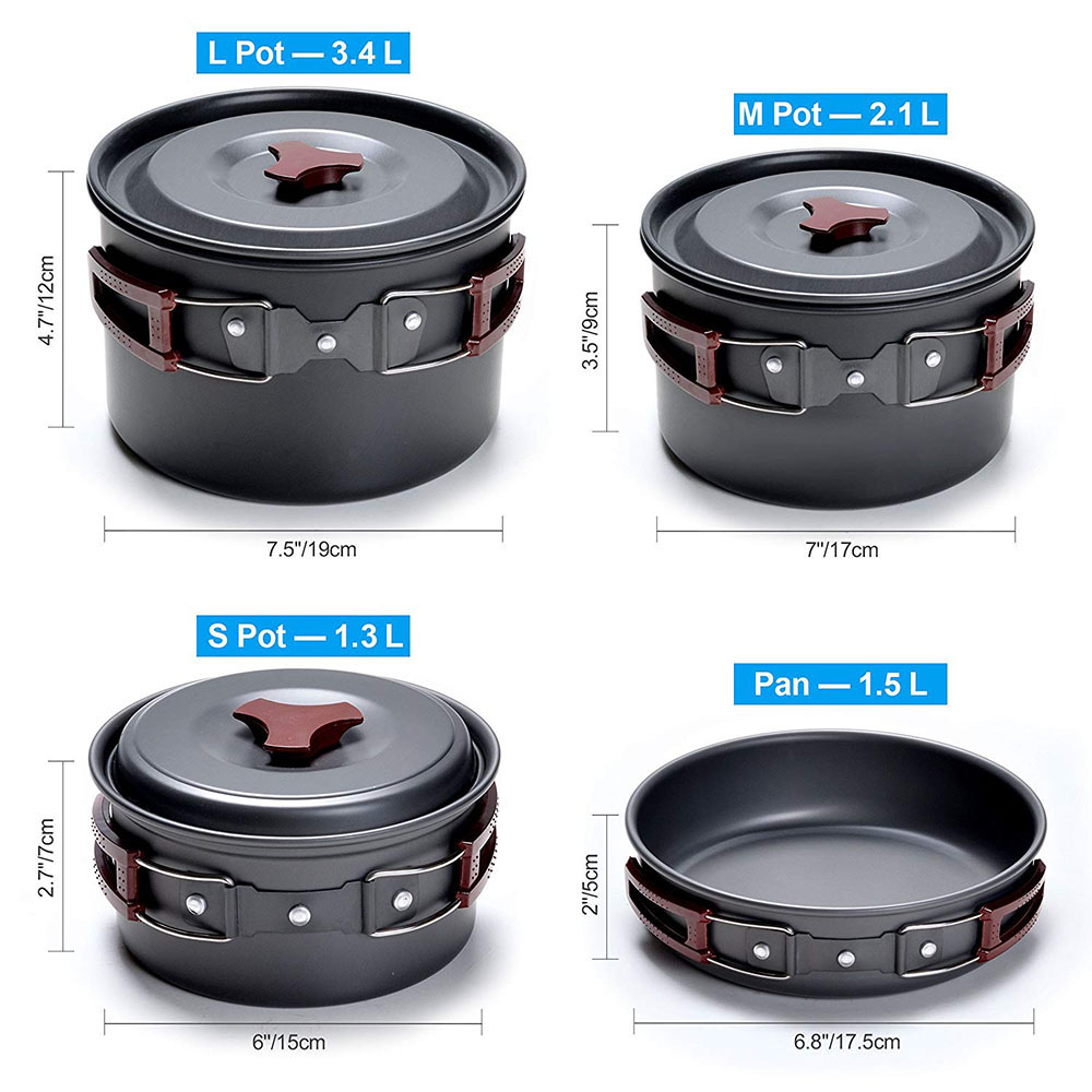 Outdoor Camping Cookware Kit N - Outdoor Camping Kitchen Table avis et prix