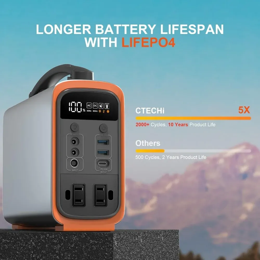 320Wh Lifepo4 Portable Power S - Portable Power Station avis et prix