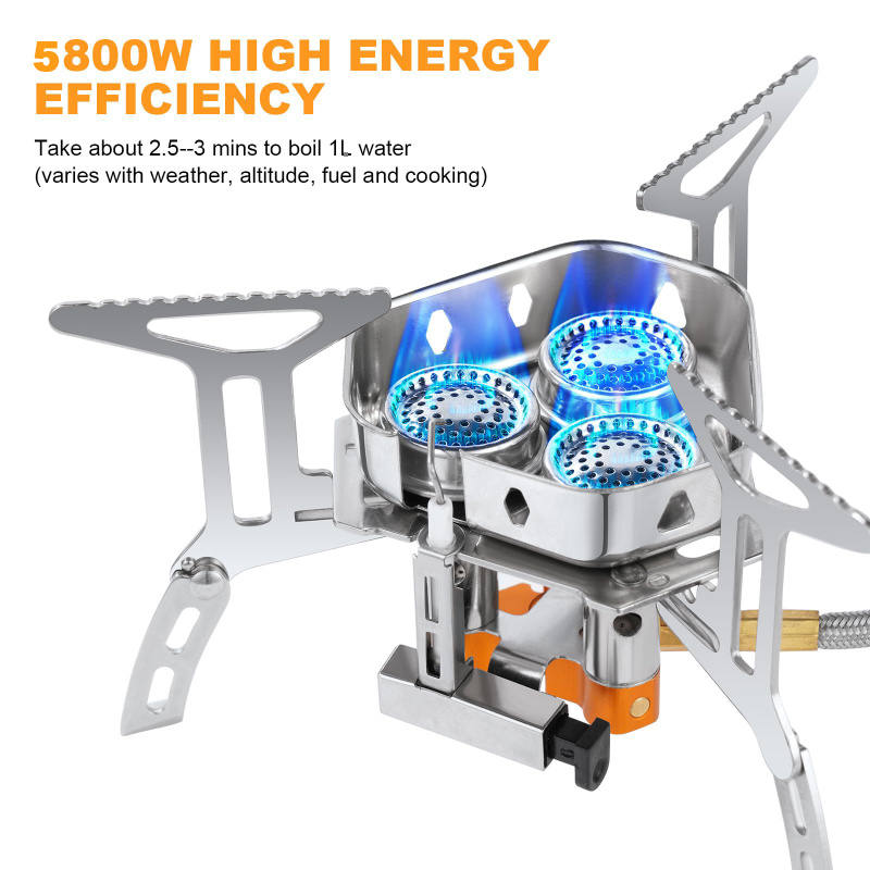 5800W High-Power Camping Gas S - Outdoor Gas Camping Oven avis et prix